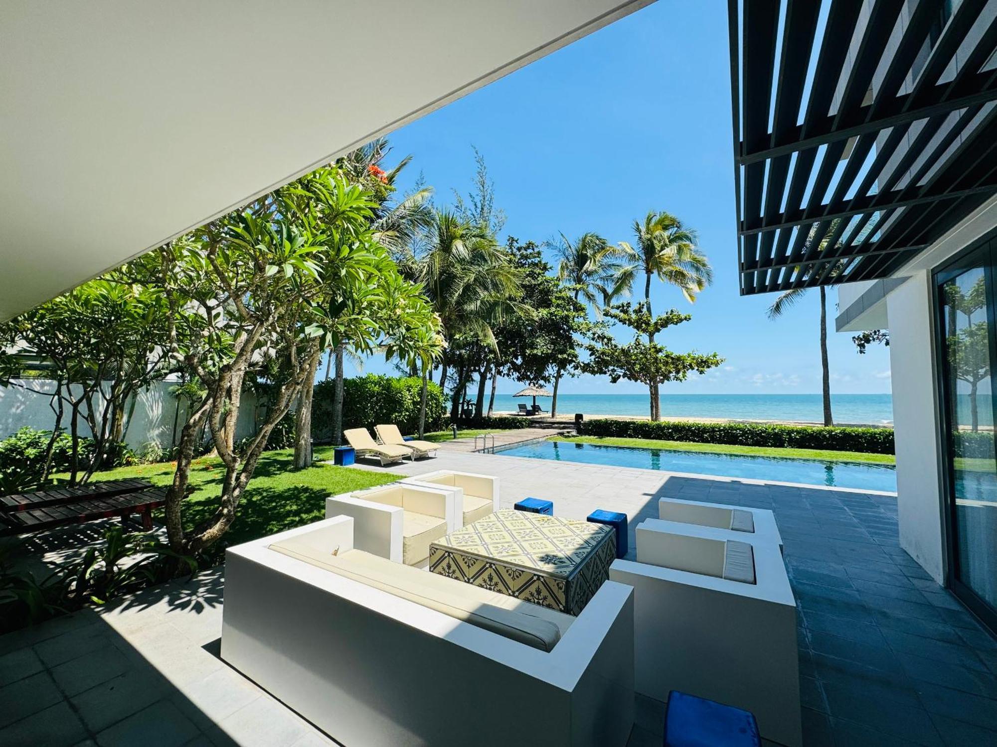 Premium Beachfront Villa 5 Bedrooms 1000M2 Sanctuary Ho Tram Resort Ll Bbq Exterior foto